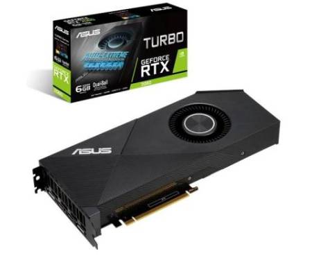Видеокарта ASUS GeForce RTX2060 6144Mb TURBO (TURBO-RTX2060-6G)