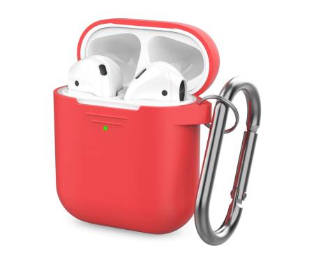 Чехол для Airpods AhaStyle Silicone Case Red (AHA-01060-RED)