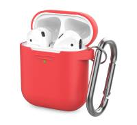 Чехол для Airpods AhaStyle Silicone Case Red (AHA-01060-RED)