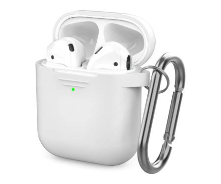 Чехол для Airpods AhaStyle Silicone Case White (AHA-01060-WHT)