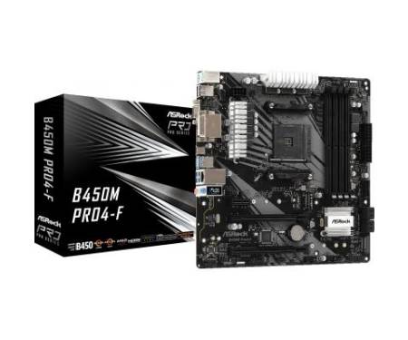 Материнская плата ASRock B450M PRO4-F