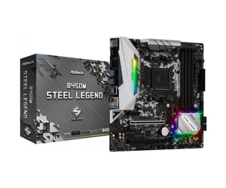 Материнская плата ASRock B450M STEEL LEGEND