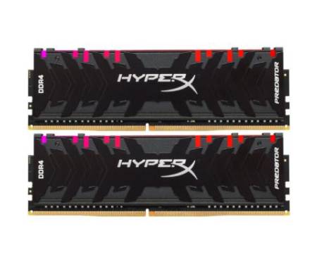 Модуль памяти для компьютера DDR4 32GB (2x16GB) 3000 MHz HyperX Predator RGB Kingston (HX430C15PB3AK2/32)