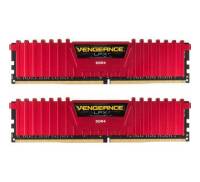 Модуль памяти для компьютера DDR4 8GB (2x4GB) 2400 MHz LPX Red CORSAIR (CMK8GX4M2A2400C16R)