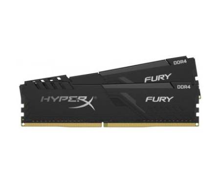 Модуль памяти для компьютера DDR4 8GB (2x4GB) 2666 MHz HyperX Fury Black Kingston (HX426C16FB3K2/8)