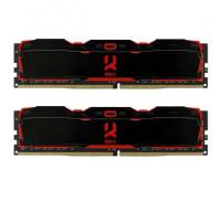 Модуль памяти для компьютера DDR4 8GB (2x4GB) 3000 MHz IRDM Black GOODRAM (IR-X3000D464L16S/8GDC)