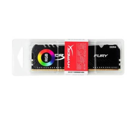 Модуль памяти для компьютера DDR4 8GB 3000 MHz HyperX Fury Black RGB Kingston (HX430C15FB3A/8)