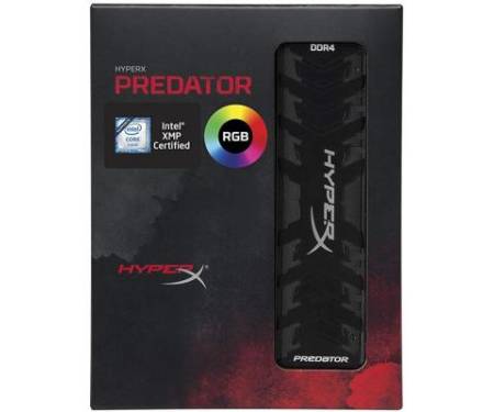 Модуль памяти для компьютера DDR4 8GB 3000 MHz HyperX Predator RGB Kingston (HX430C15PB3A/8)