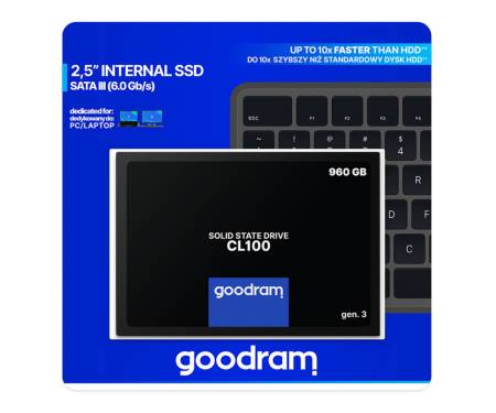 Накопитель SSD 2.5 960GB GOODRAM (SSDPR-CL100-960-G3)