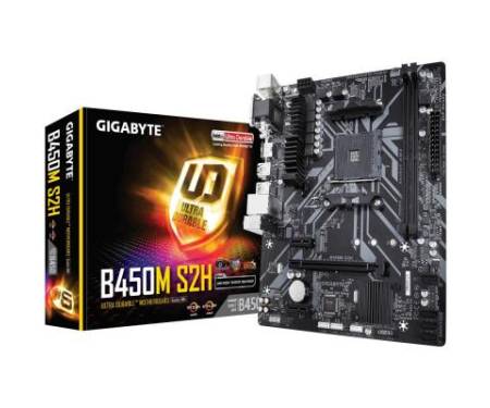 Материнская плата GIGABYTE B450M S2H