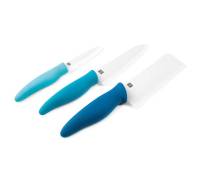 Кухонный набор Xiaomi Fire Ceramic Knife Cutting Board Set Blue