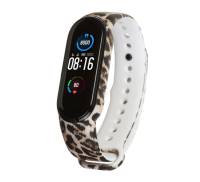 Ремешок для браслета Xiaomi Mi Band 5 Silicone Leopard