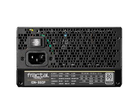 Блок питания Fractal Design Ion+Platinum 660W (FD-PSU-IONP-660P-BK-EU)