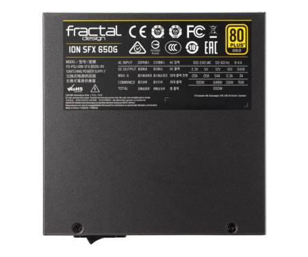 Блок питания Fractal Design Ion SFX-L 650W (FD-PSU-ION-SFX-650G-BK)