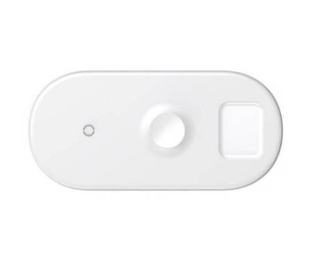 Беспроводное зарядное устройство Baseus Smart 3in1 Wireless Charger White