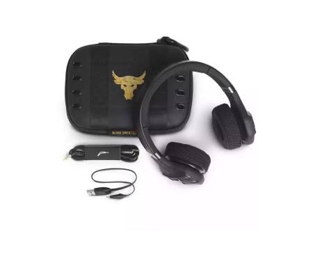 Наушники JBL Under Armour Project Rock Sport Wireless Train Black (UAROCKOEBTBLMAM)