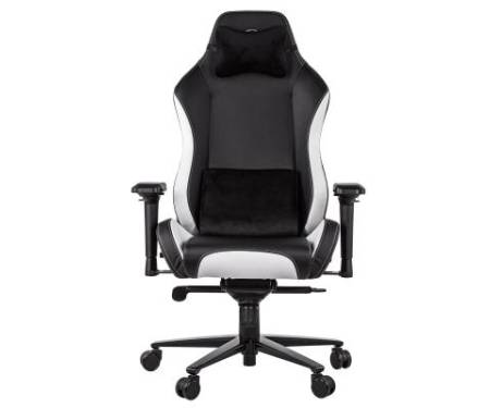 Кресло игровое 2E GC24 Black/White (2E-GC24BLW)