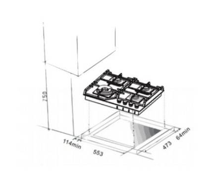 Варочная поверхность LIBERTY PG6141G-B (810) (PG6141G-B(810))