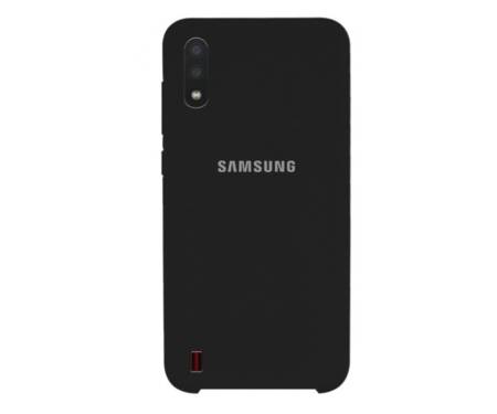 Чехол для Samsung Galaxy A01 Silicone Case Black