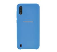 Чехол для Samsung Galaxy A01 Silicone Case Blue