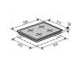 Варочная поверхность VENTOLUX HG640 B2 (WH)