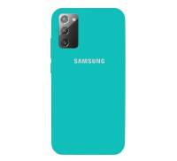 Чехол для Samsung Galaxy Note20 Silicone Case Green