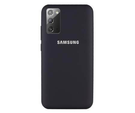 Чехол для Samsung Galaxy Note20 Ultra Silicone Case Black