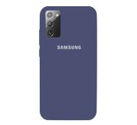 Чехол для Samsung Galaxy Note20 Ultra Silicone Case Midnight Blue