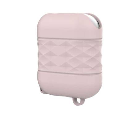 Чехол для Airpods AhaStyle Water Resistant Silicone Case Ocean Pink
