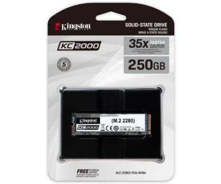 Накопитель SSD M.2 2280 250GB Kingston (SKC2000M8/250G)