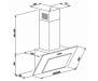 Вытяжка кухонная ELEYUS VERTICAL 1000 50 BL