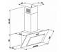 Вытяжка кухонная ELEYUS VERTICAL 1000 50 WH