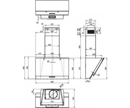 Вытяжка кухонная Gorenje WHI629EB