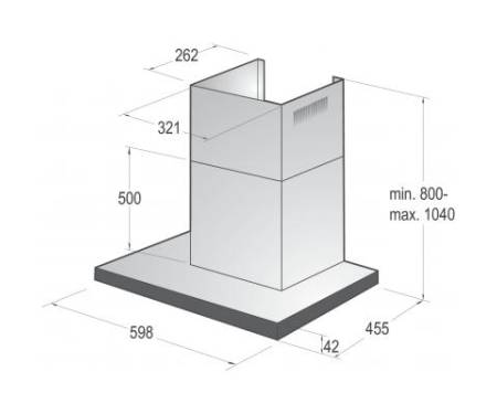 Вытяжка кухонная Gorenje WHT6SYB