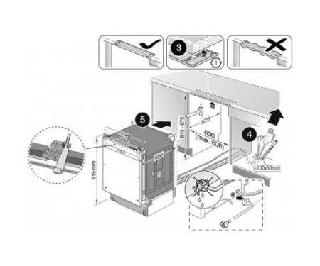Посудомоечная машина BOSCH SMV45JX00E