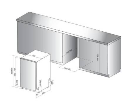 Посудомоечная машина Hotpoint-Ariston HSIC3M19C