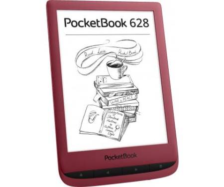 Электронная книга PocketBook 628 Touch Lux5 Ruby Red (PB628-R-CIS)