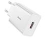 Сетевое зарядное устройство Baseus Speed Mini Single U QC 18W White (CCFS-W02)
