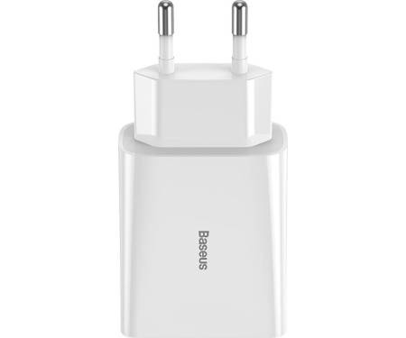 Сетевое зарядное устройство Baseus Speed Mini Single U QC 18W White (CCFS-W02)