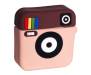 Чехол для Airpods Silicone Case Instаgram