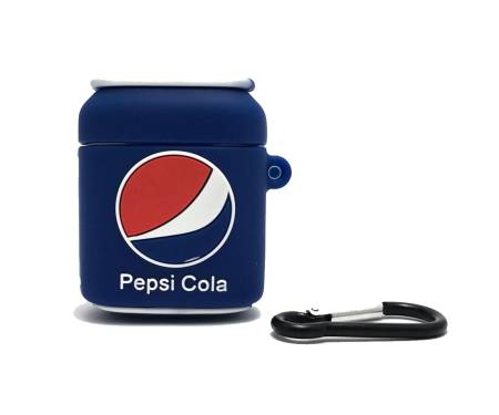Чехол для Airpods Silicone Case Pepsi Cola
