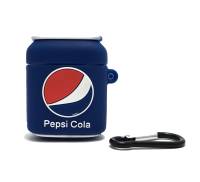 Чехол для Airpods Silicone Case Pepsi Cola