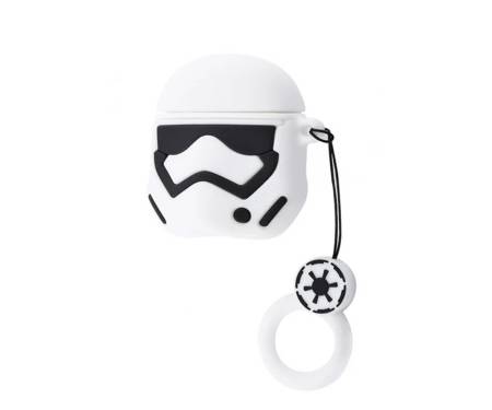 Чехол для Airpods Silicone Case Star Wars White