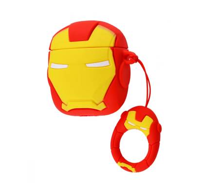 Чехол для Airpods Silicone Case Iron Man