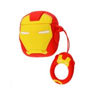 Чехол для Airpods Silicone Case Iron Man