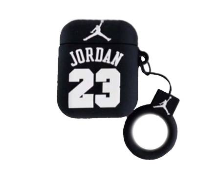Чехол для Airpods Silicone Case Jordan Black