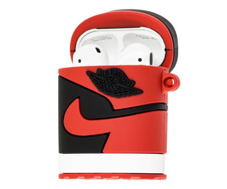 Чехол для Airpods Silicone Case Nike Red