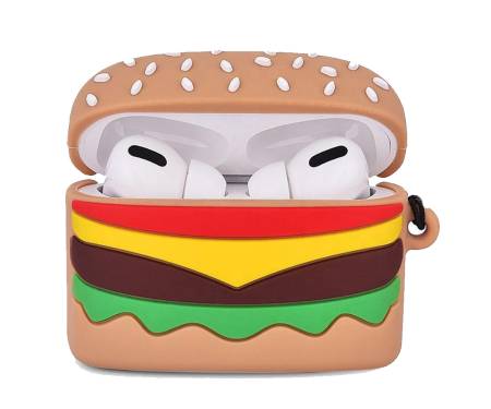 Чехол для Airpods Pro Silicone Case Hamburger