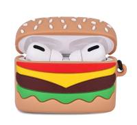Чехол для Airpods Pro Silicone Case Hamburger