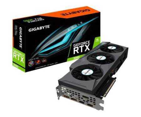 Видеокарта GIGABYTE GeForce RTX3080 10Gb EAGLE OC (GV-N3080EAGLE OC-10GD)